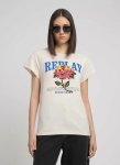 Rose Winter White T-Shirt - XL White