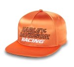 Screamin’ Eagle Satin Baseball Cap – Harley Orange