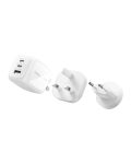 Belkin 3-PORT Usb-c Plug 70W Multi-port Gan Wall Charger With 2X Usb-c & 1X USB A Ports UK And Us Plug Tips Fast Charging