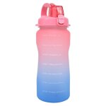 Water Bottle Motivate 1.6L Black pink