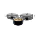 Gastro Collection 6 Piece Pot Set Black