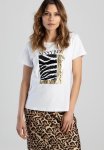Sissy Boy Criss Cross: Regular Fit Multi-technique Logo Top - White