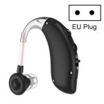 GM-105 Elderly Hearing Aid Sound Amplifier Intelligent Noise Reduction Sound Collector Style: Eu Plug Fantasy Black