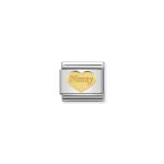 Composable Classic Link With Gold Nanny Heart