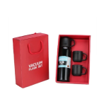 Ashcomonline Flask Set With Cups 650 Ml Flask