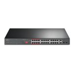 TP-link 24-PORT 10 100MBPS + 2-PORT Gigabit Unmanaged Poe+ Switch - Unmanaged - Gigabit Ethernet 10 100 1000 - Power Over Ethern