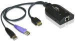 Aten KA7168 USB HDMI Virtual Media Kvm Adapter With Smart Card Support