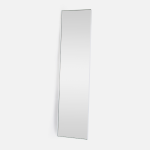 Emerging Creatives Slimline Deep Frame Standing Mirror - White