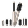 6IN1 Hot Air Comb Automatic Curling Iron Hair Straightener Care Hair Dryer