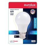 Eurolux LED A60 Classic Day night Sensor 6W B22 Cw