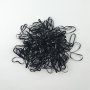 500PCS Elastic Hair Bands Black Rubber Bands Rubber Hair Ties Black
