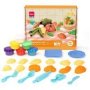 6 Color Dough Set With Crafting Tools In Food Theme