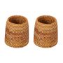 Rattan Chopsticks Tube Bucket Dinner Knives Forks Organizer B