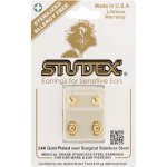 Studex Select Range April Crystal Bezel Earing Gold Plated MINI