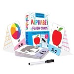 Alphabet Flash Cards Wipe-clean Learning Set 30 Double-sided Cards
