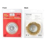 Tork Craft Wire Cup Brush 63MM X 6MM Shaft Blister