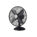 Elements Classic Fan Desk - 30CM - Black chrome