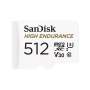SanDisk High Endurance 512GB Class 10 Microsdxc Card With Adapter