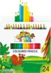 4 Kids Colouring Pencils - Long 24 Pack