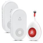 Wireless Caregiver Pager Sos Call Button For Elderly Monitoring 1000+ Feet Life Alertemergency Alert System Call Bell For Nurse