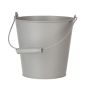 The Urbanist - Zinc Plated Iron Flowerpot - Grey