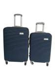 Smte 2 Piece Hard Outer Shell 22 Lnch And 26 Lnch Dark Blue With Keychain