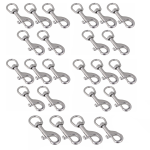 24 Piece 15 X 77MM Stainless Steel Swivel Bolt Snap Hooks Yd 71935