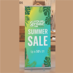 Pull-up Econo Banner Complete Unit 0 85 X 2M