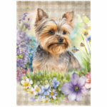 Tear Resistant Deco Print Yorkies