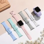 Iwatch 9-1 Series Soft Silicone Strap: Waterproof Breathable Skin-friendly Compatible With 38MM-49MM Wrist Sizes