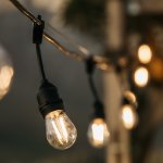 10M Festoon Drop String Lights 10 Vintage Bulbs