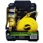 - Ratchet Strap Safety Tie-down System - 6M Yellow