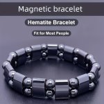 Magnetic Hematite Bracelet Adjustable Design Magnetic Bracelet Fit For Most People