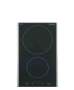 ELBA Domino Glass Electric 2 Plate Hob - Black