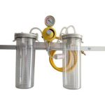 Rail Mount Suction Unit Double Bottle
