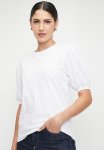 Edit Anglaise Combo Tee - White