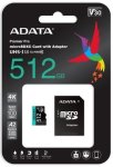 Adata Micro Sdxc 512GB Uhs-i U3 V30 CL10