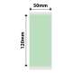 NB681 - - B1 / B21 / B3S / B4 - 50X120MM - 65 Light Green Labels