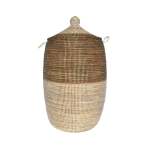Black Woven Laundry Basket - Design 2