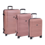 Cellini La Strella 3 Piece Set Salmon - Ys Travel Bags