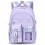 Girls Backpack Cute Lightweight School Bag With Accessories