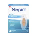 Clear Waterprooof Plasters 20CT One Size