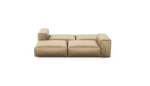 Double Lounger - Velvet - Caramel - 241CM X 210CM