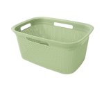 Ezy Storage Mode 45L Laundry Basket - Moss