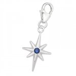 C328 - 925 Sterling Silver Northern Star Charm
