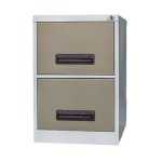 Steel Office Filing Cabinet 2 Drawer File 71 X 47 X 63 Cm 2FC01-IVORYKAROO