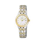 Eco-drive Lds 2 Tone Date Dress Watch