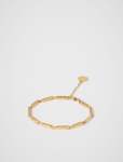 Jayda Waterproof Rectangle Link Bracelet - 0 Gold Plated