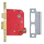 Mortice Lock Internal 2L Brass Reversible Latch Bolt