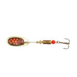 Black Fury Orange Dot Gold Blade